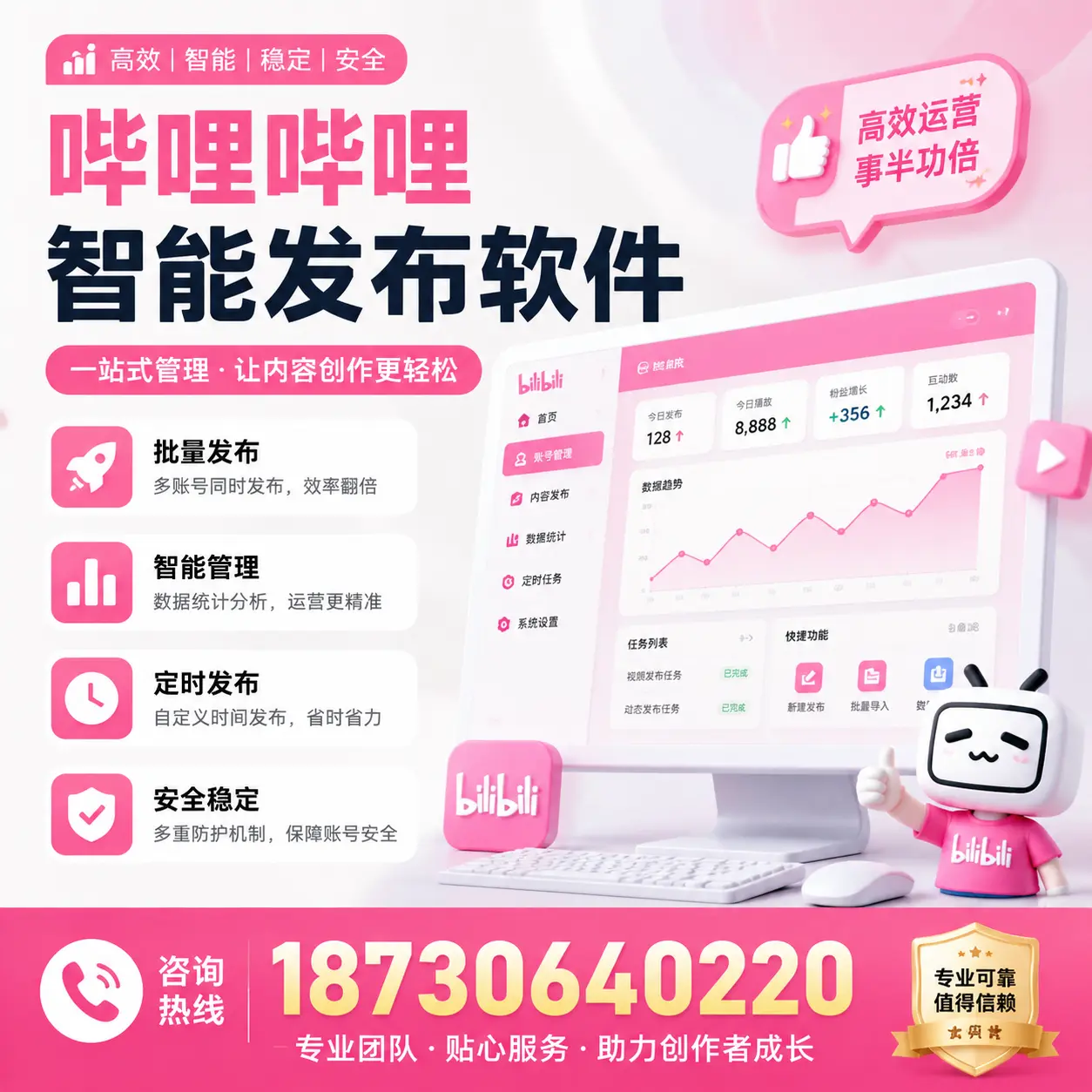 如何评估哔哩哔哩智能发布软件的ROI?菏泽 企业必读