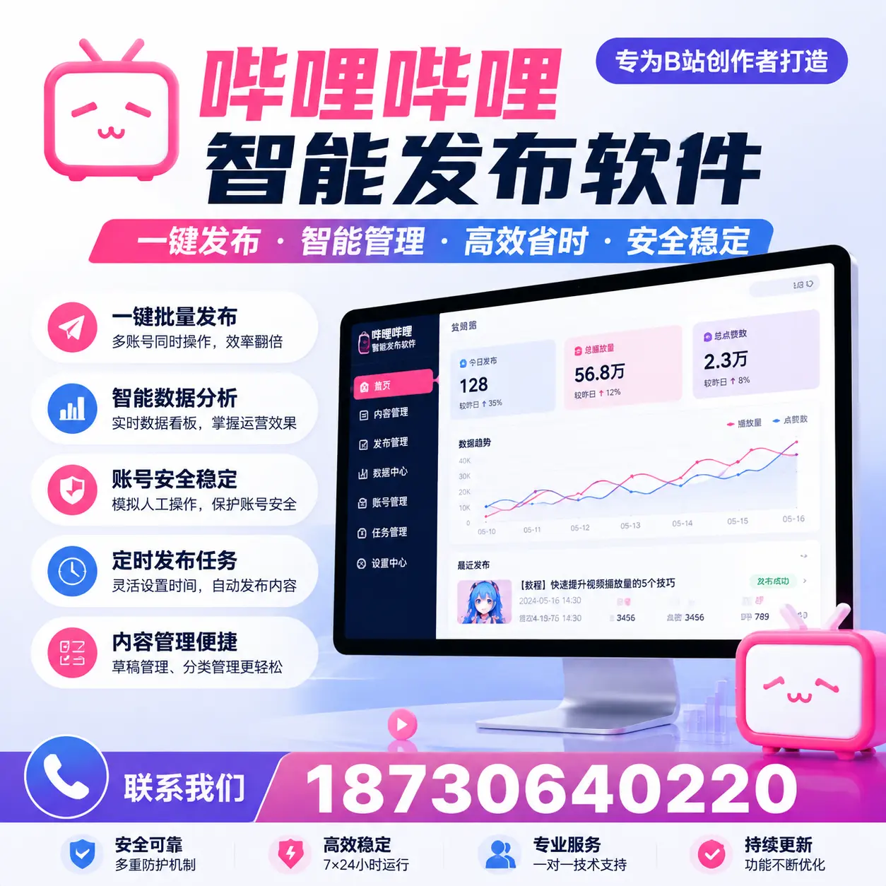 如何选择适合的哔哩哔哩智能发布软件？菏泽 用户必看